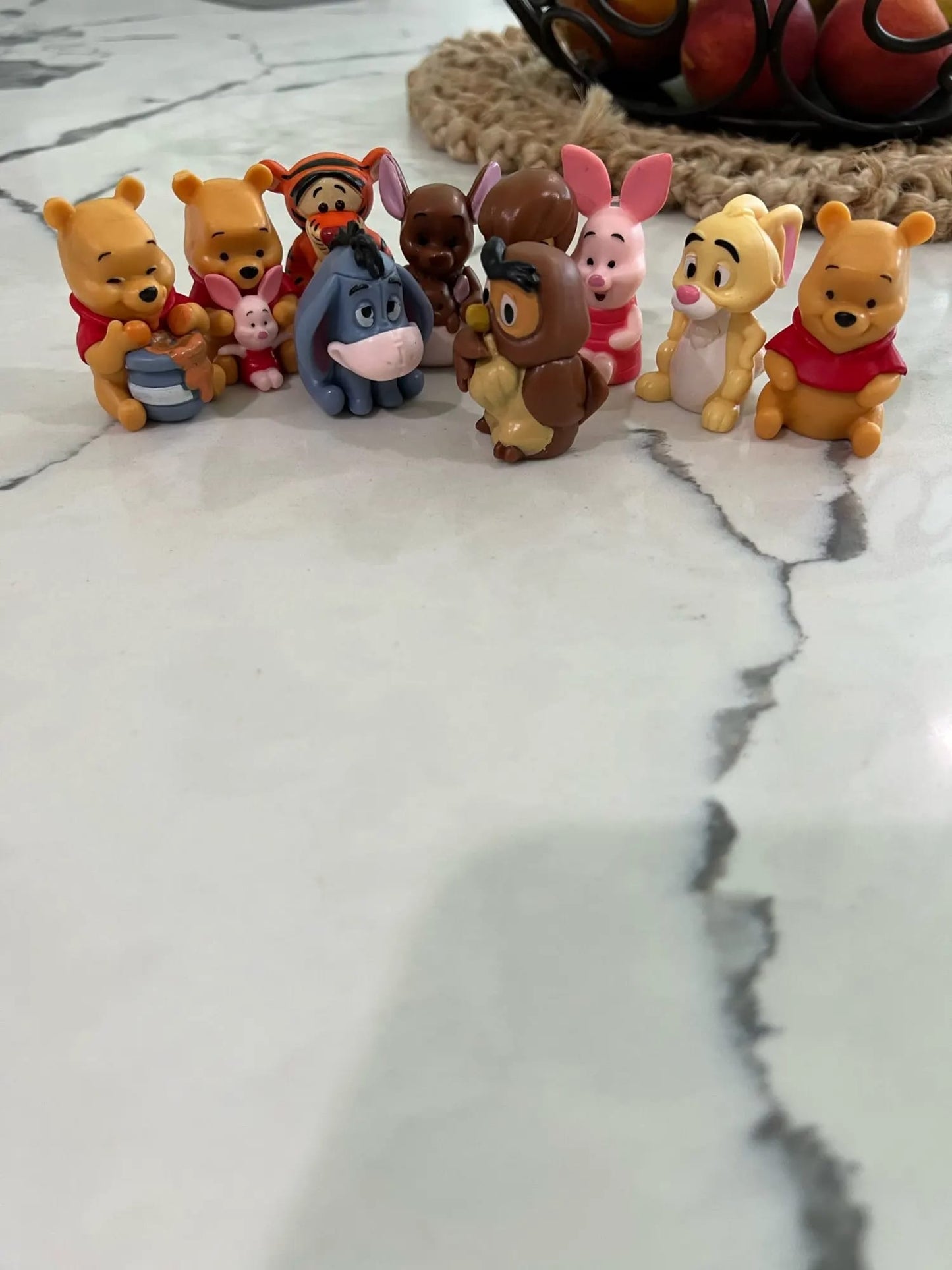 Set 10 Mini Figuras Winnie Pooh Piglet Tigger