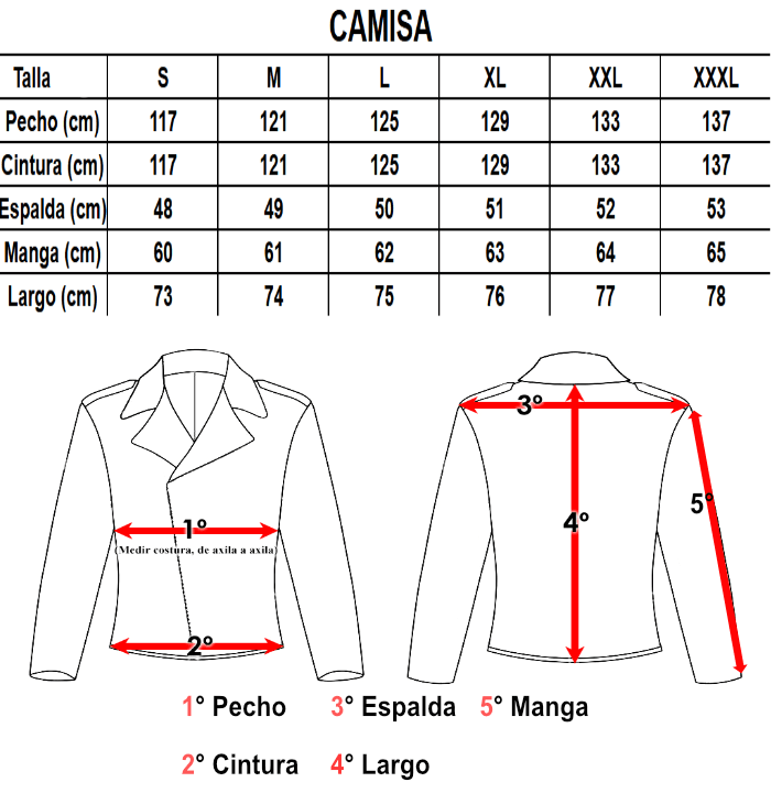 Camisola Cuero Vacuno Hombre EMPIRE Chamarra Piel Broche Metálico