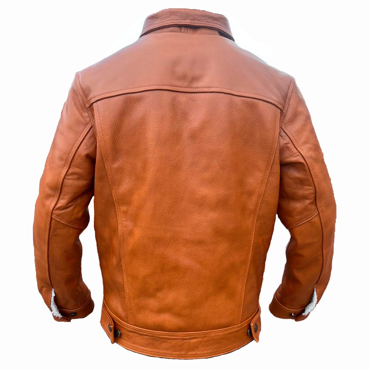 Chamarra Trucker Cuero Grueso Vacuno Floter Slim Levis