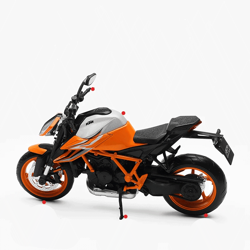 Mini Moto Ktm 1290 Super Duke R Escala 1:12