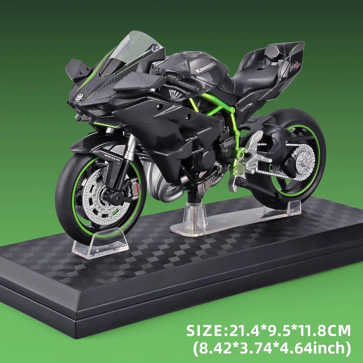 Mini Moto Kawasaki Ninja H2r Escala 1:12
