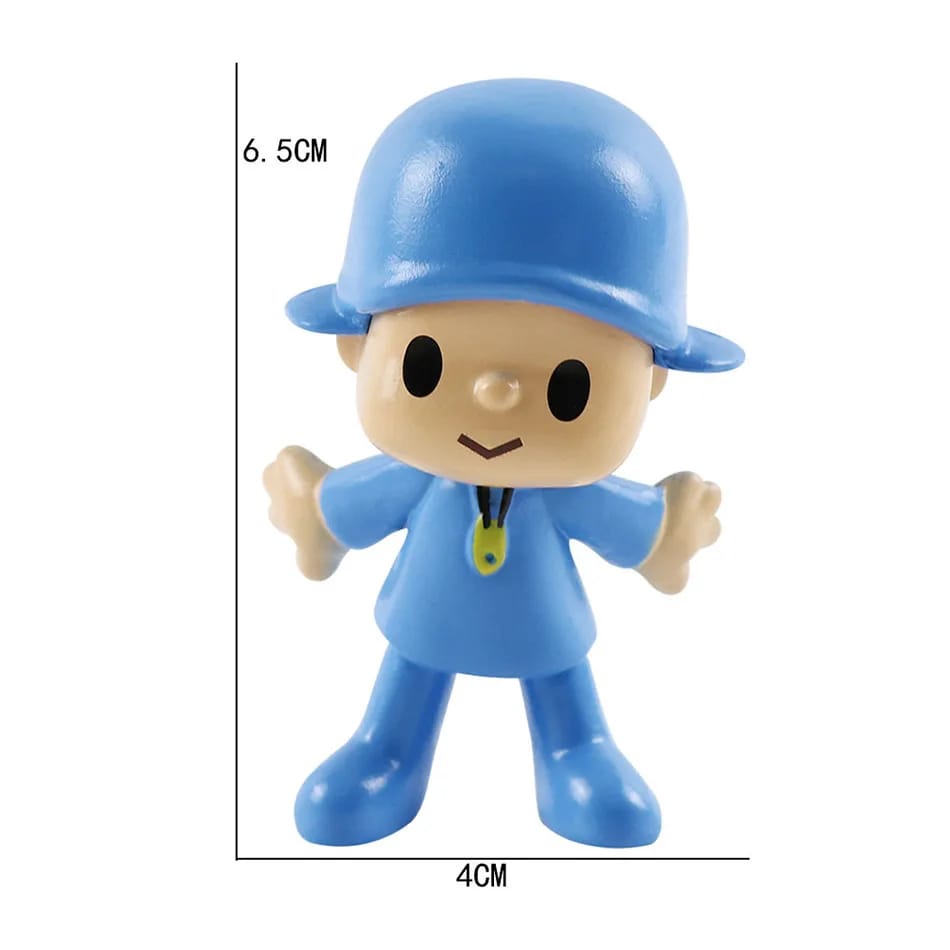 Set de 7 Mini Figuras Pocoyo Elly Pato Loula - Infantil