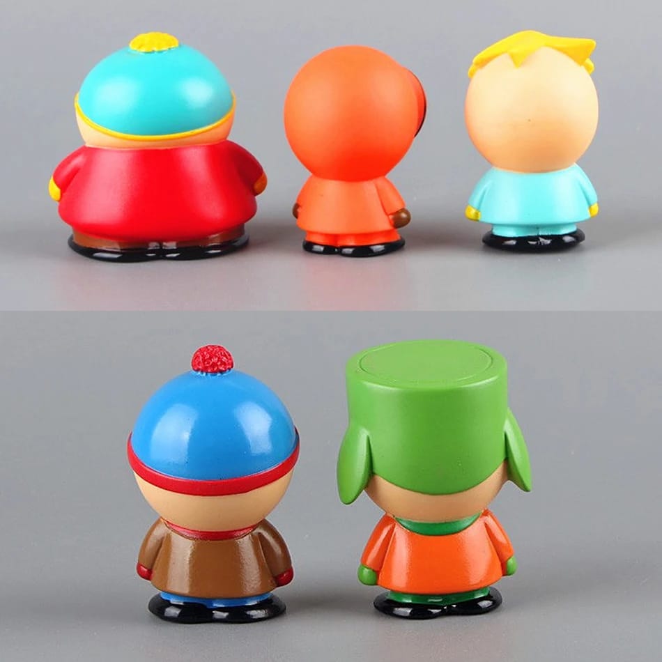 Set 5 Figuras South Park Stan Kyle Cartman - Iconos