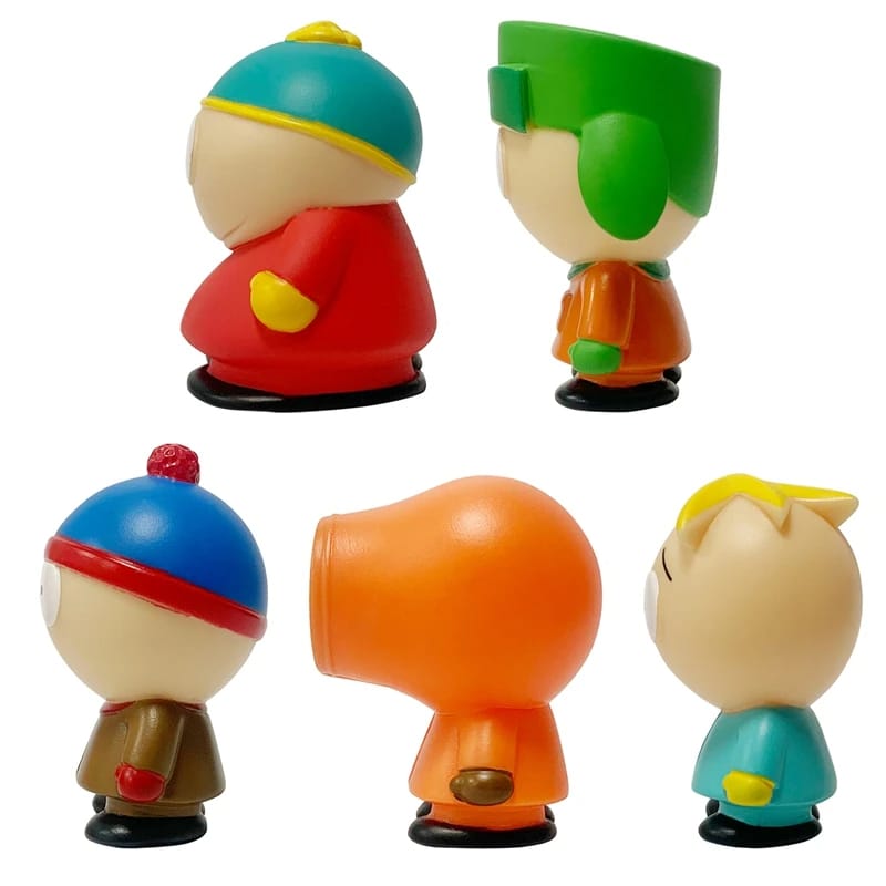 Set 5 Figuras South Park Stan Kyle Cartman - Iconos
