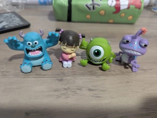 Set 4 Mini Figuras Monster Inc Sullivan Mike