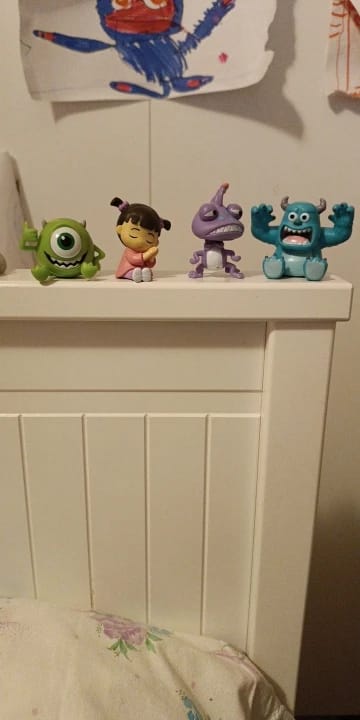 Set 4 Mini Figuras Monster Inc Sullivan Mike