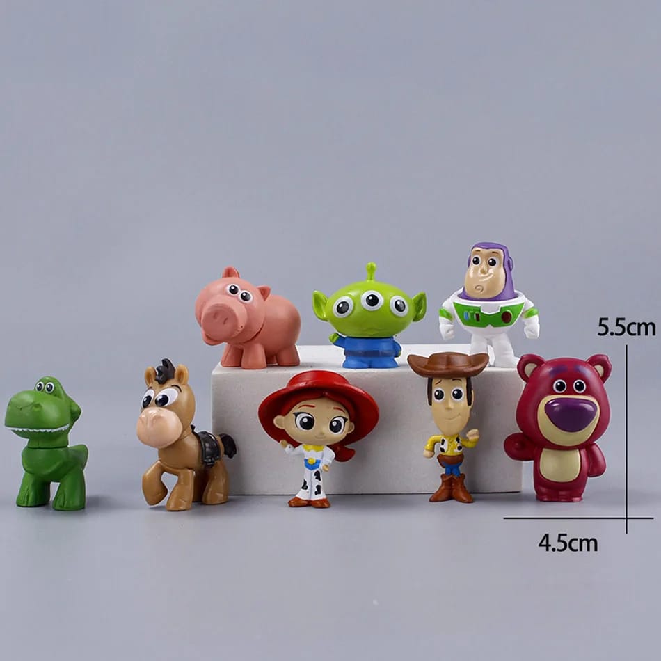 Paquete de 8 Mini Figuras Toy Story