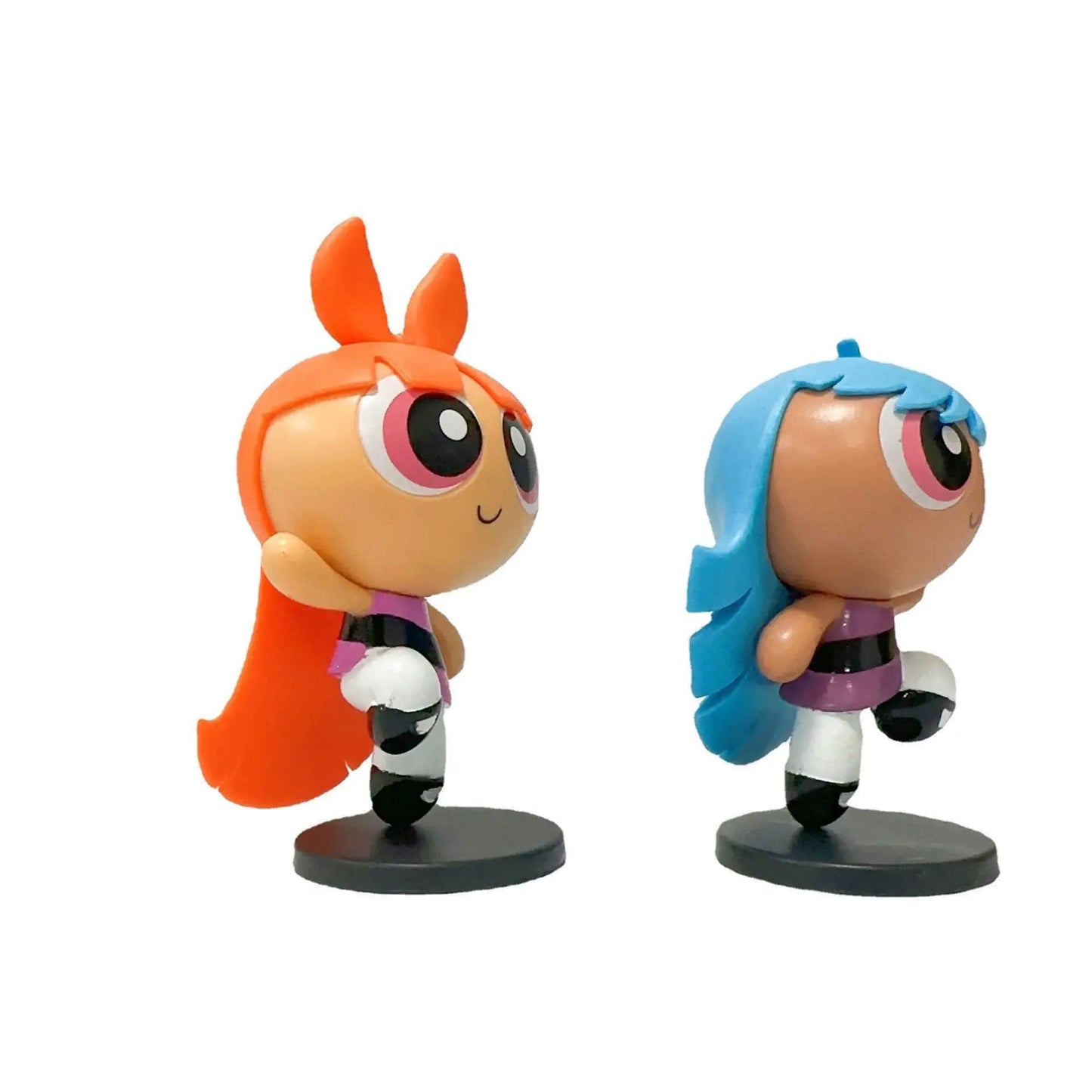 Set 4 Figuras Chicas Superpoderosas Bombon Bellota Burbuja