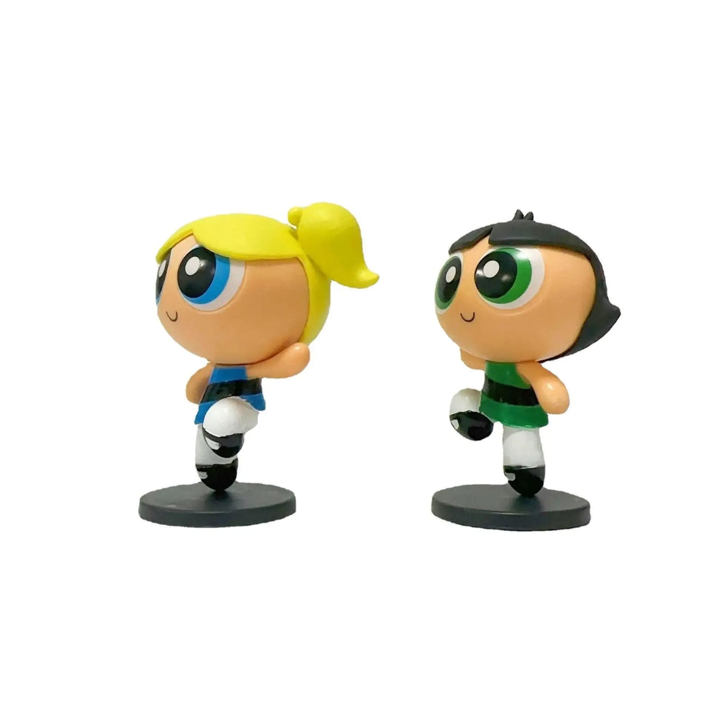 Set 4 Figuras Chicas Superpoderosas Bombon Bellota Burbuja