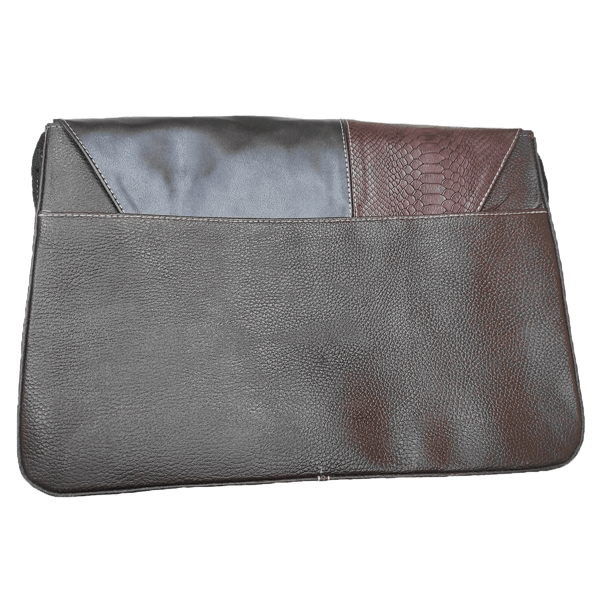 Portafolio Cuero Genuino Grabado Combinado Floater - Hecho en México