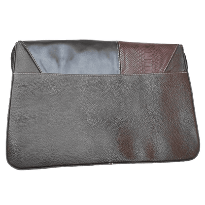 Portafolio Cuero Genuino Grabado Combinado Floater - Hecho en México