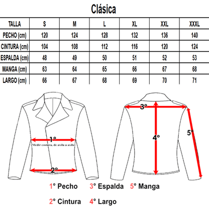Chamarra Trucker Cuero Vacuno Hombre Empire - Forro Liso Slim Clásica Levis