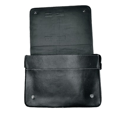 Portafolio Cuero Genuino Grabado Combinado Floater - Hecho en México