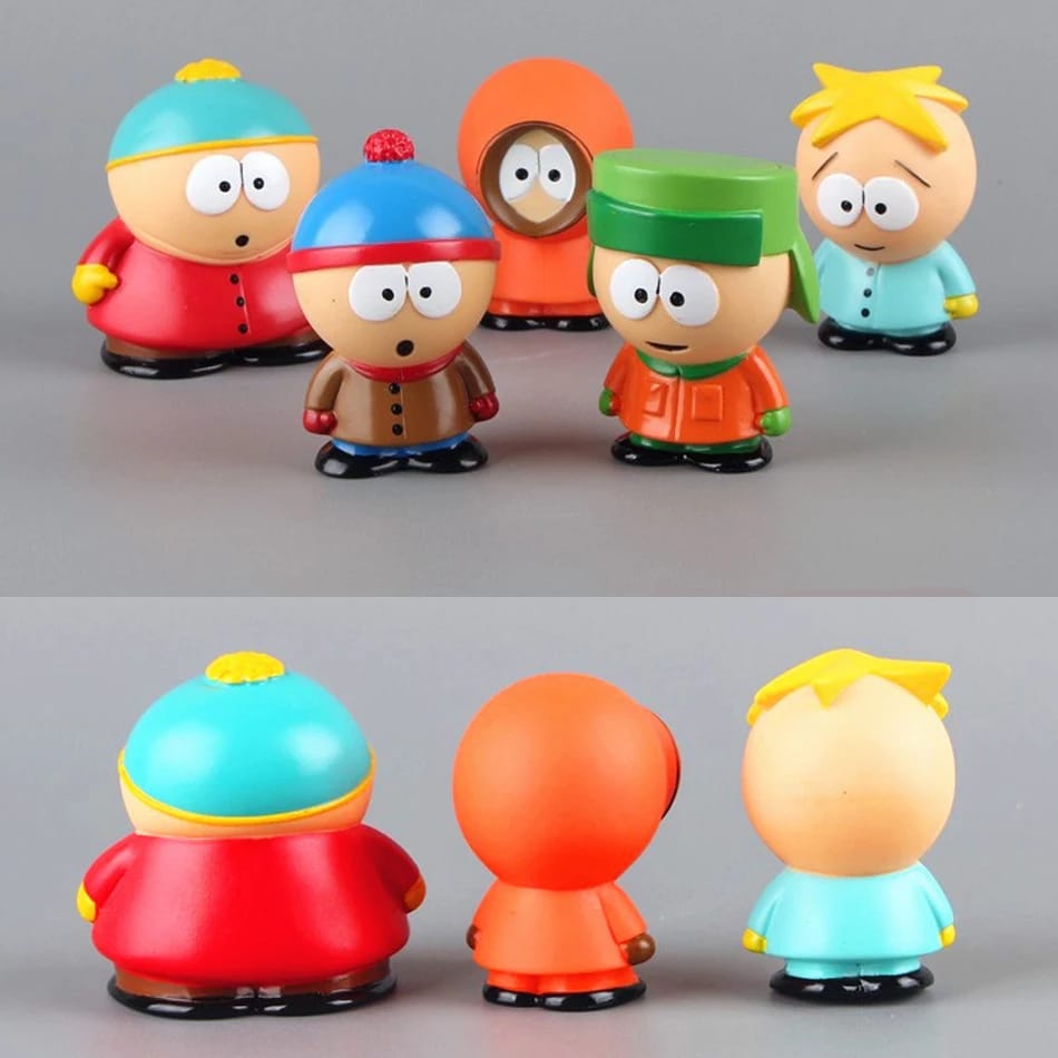 Set 5 Figuras South Park Stan Kyle Cartman - Iconos