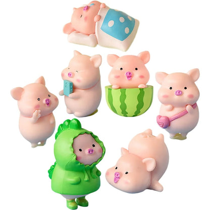 Set de 19 Mini Figuras Cerditos Colección