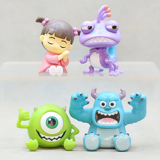 Set 4 Mini Figuras Monster Inc Sullivan Mike